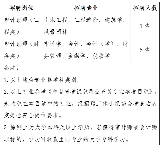 鹤岗市审计局最新招聘启事